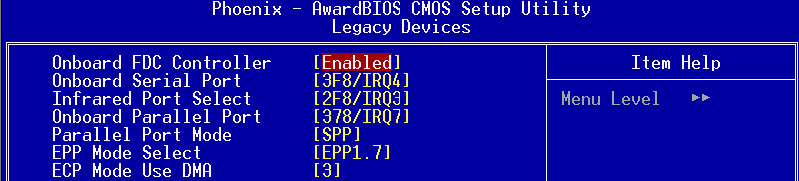 Описание настроек параметров Phoenix Award BIOS. ../index/0-53.html